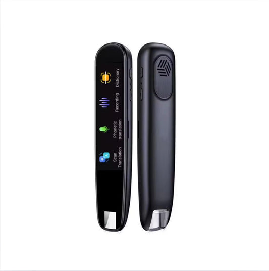 עט חכם מתרגם בצבע שחור חלק