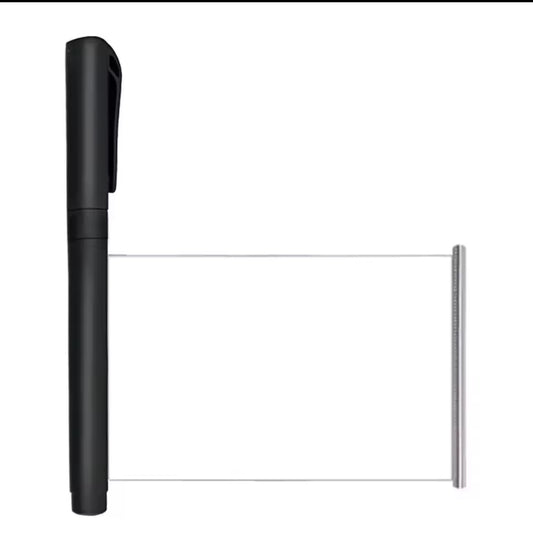 עט שליפים בצבע שחור חלק